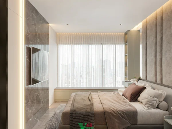 Nội Thất Căn Hộ Chung Cư Tân Cổ điển Tại Brg Dianamond Residence D021505 Pn Master 2