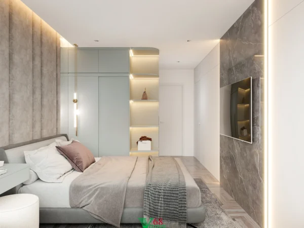 Nội Thất Căn Hộ Chung Cư Tân Cổ điển Tại Brg Dianamond Residence D021505 Pn Master 2a