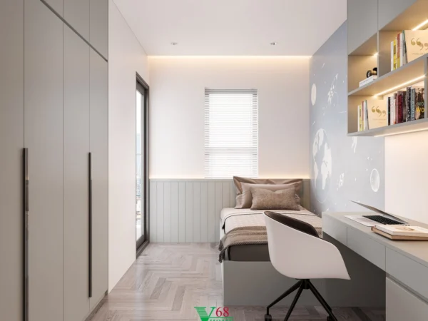 Nội Thất Căn Hộ Chung Cư Tân Cổ điển Tại Brg Dianamond Residence D021505 Pn Phụ 2b