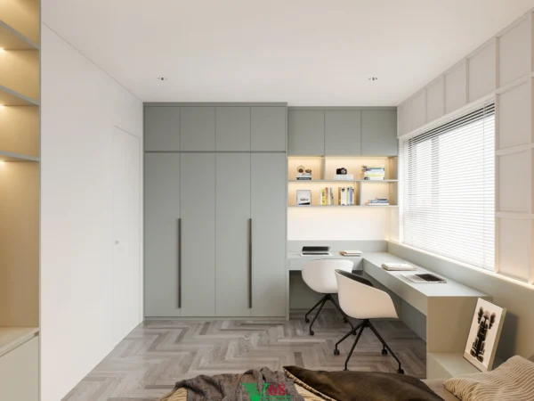 Nội Thất Căn Hộ Chung Cư Tân Cổ điển Tại Brg Dianamond Residence D021505 Pn Phụ 1a