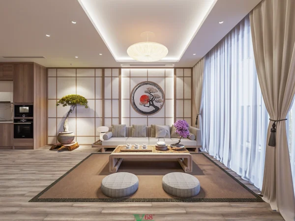 Nội Thất Chung Cư Phong Cách Nhật Bản Brg 3109 0