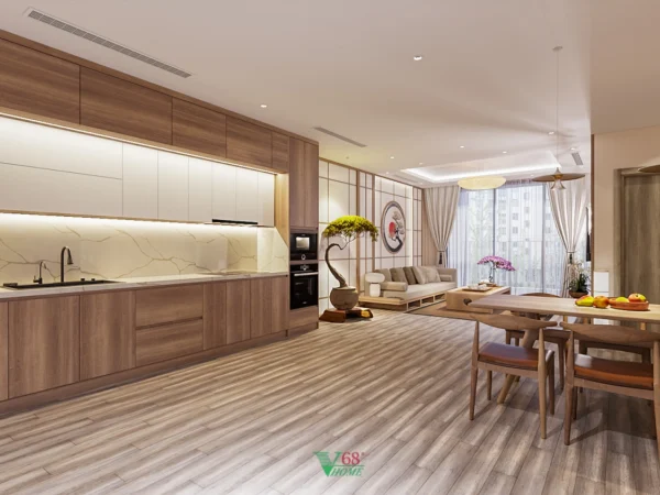 Nội Thất Chung Cư Phong Cách Nhật Bản Brg 3109 4