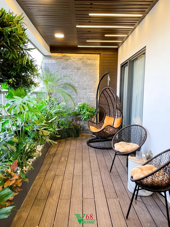 Thiết Kế Nội Thất Chung Cư Feliz Home 1710 Có 3 Phòng Ngủ Ban Công 2