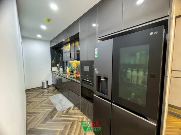 Thiết Kế Nội Thất Chung Cư Feliz Home 1710 Có 3 Phòng Ngủ Tủ Bếp 1