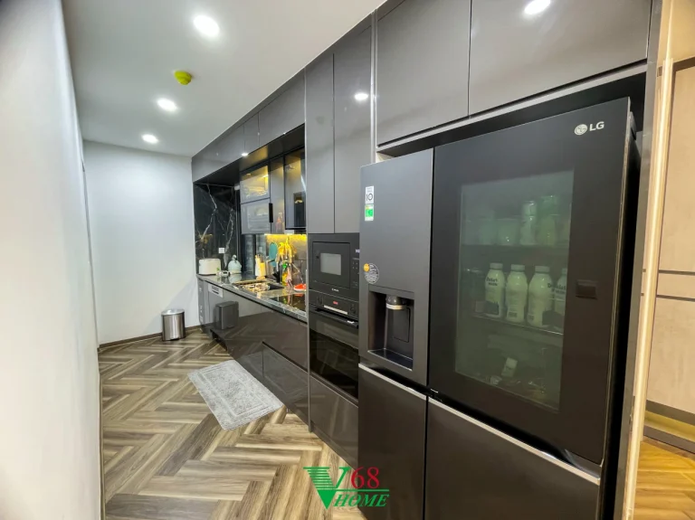 Thiết Kế Nội Thất Chung Cư Feliz Home 1710 Có 3 Phòng Ngủ Tủ Bếp 1