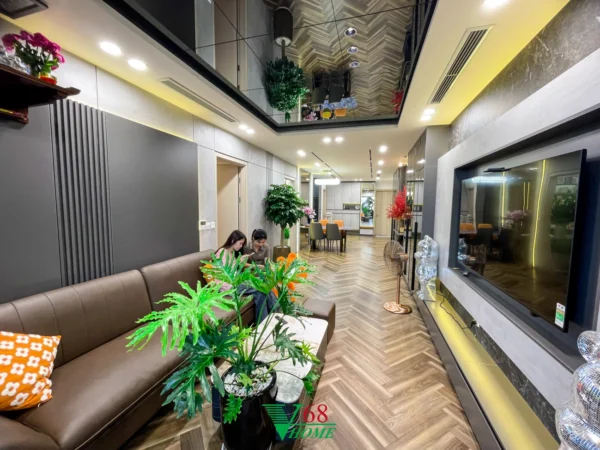 Thiết Kế Nội Thất Chung Cư Feliz Home 1710 Có 3 Phòng Ngủ Phòng Khách 8