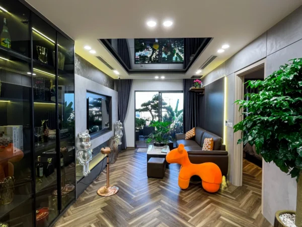 Thiết Kế Nội Thất Chung Cư Feliz Home 1710 Có 3 Phòng Ngủ Toàn Cảnh