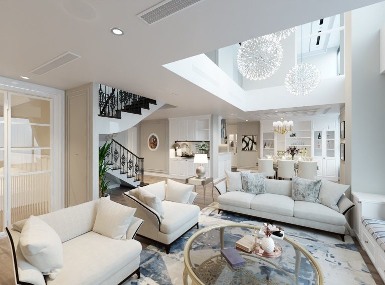 Thiết Kế Nội Thất Căn Hộ Duplex