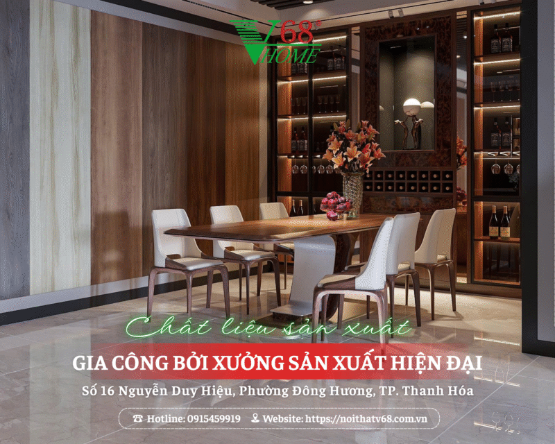 Chất liệu cao cấp - Gia công bởi xưởng sản xuất hiện đại