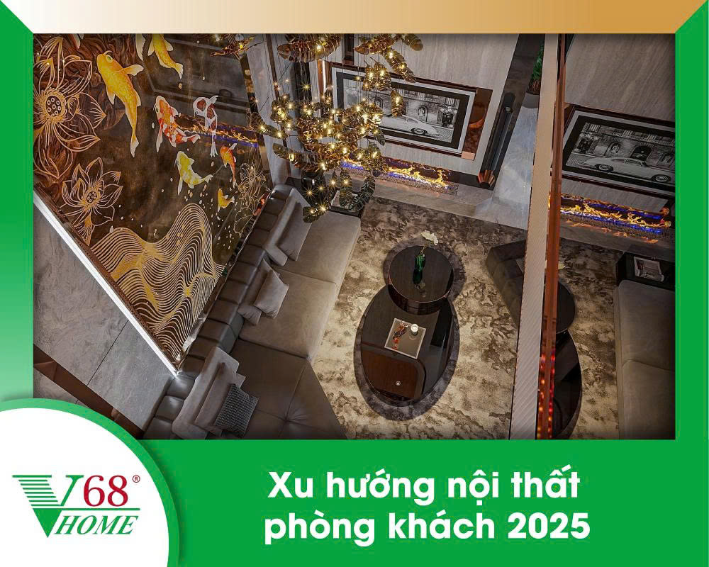 Xu hướng nội thất phòng khách 2025