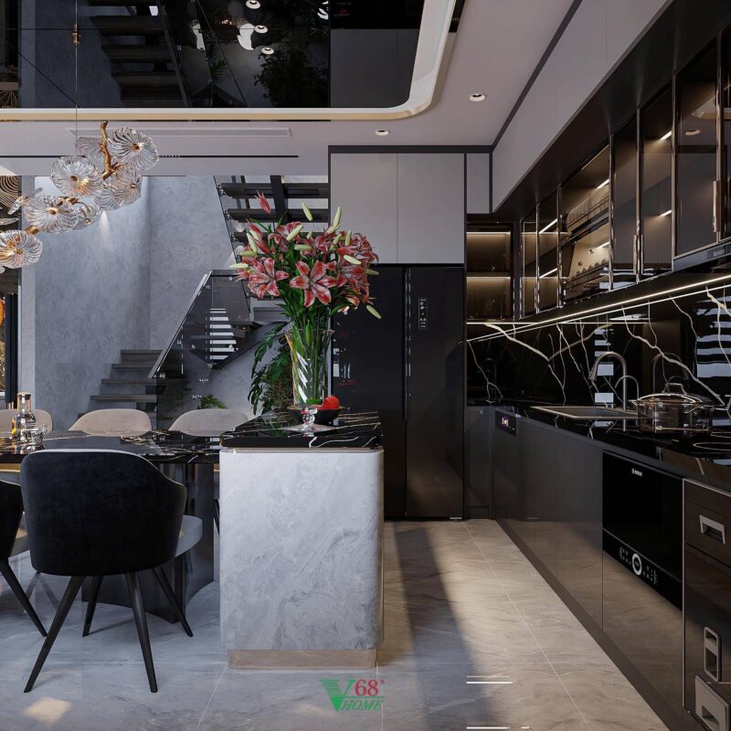 Phòng bếp và khu ăn uống – Hiện đại, tiện nghi và sang trọng V68 Luxury Phong-bep-sang-trong-v68-luxury-101325