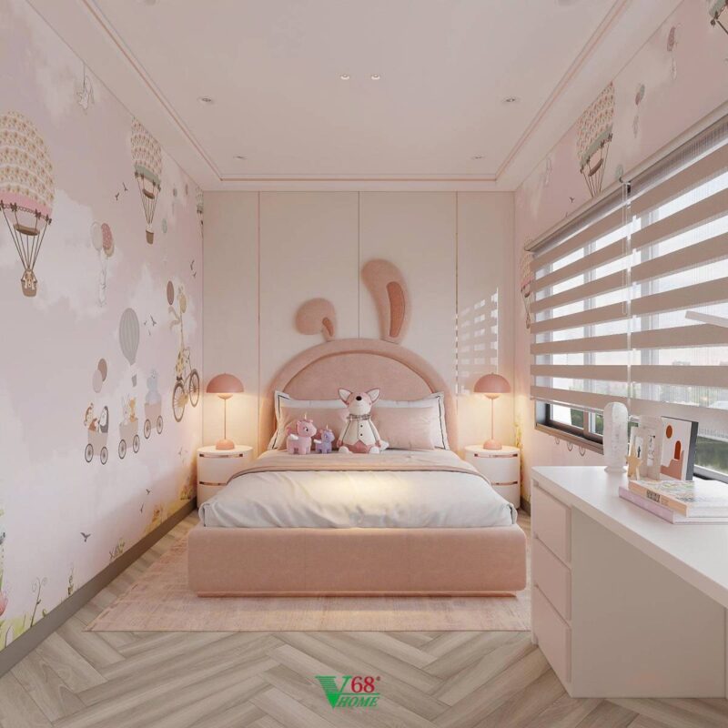 Phòng ngủ con gái sang trọng V68-Luxury Phong-ngu-con-gái-v68-luxury-131025