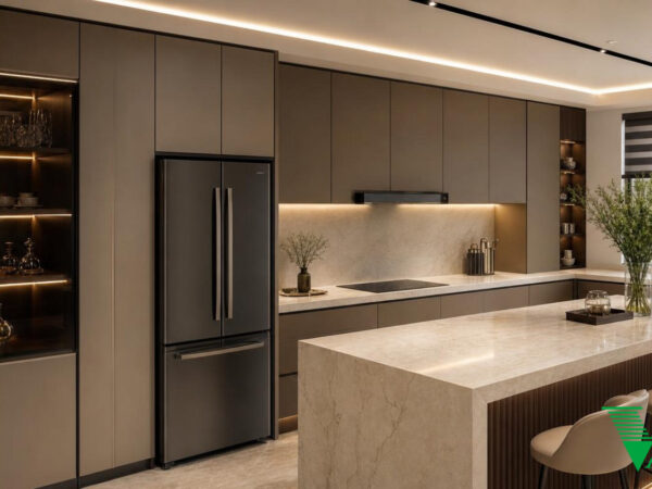 Phòng bếp Luxury hiện đại Không gian nội thất biệt thự cao cấp V68