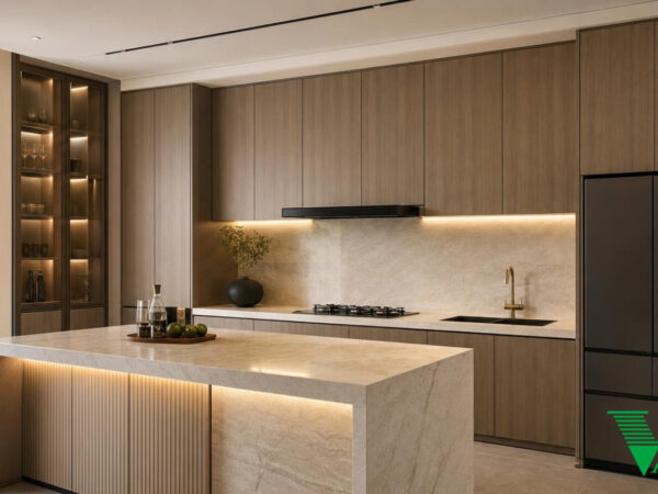 Phòng bếp Luxury hiện đại Không gian nội thất biệt thự cao cấp V68