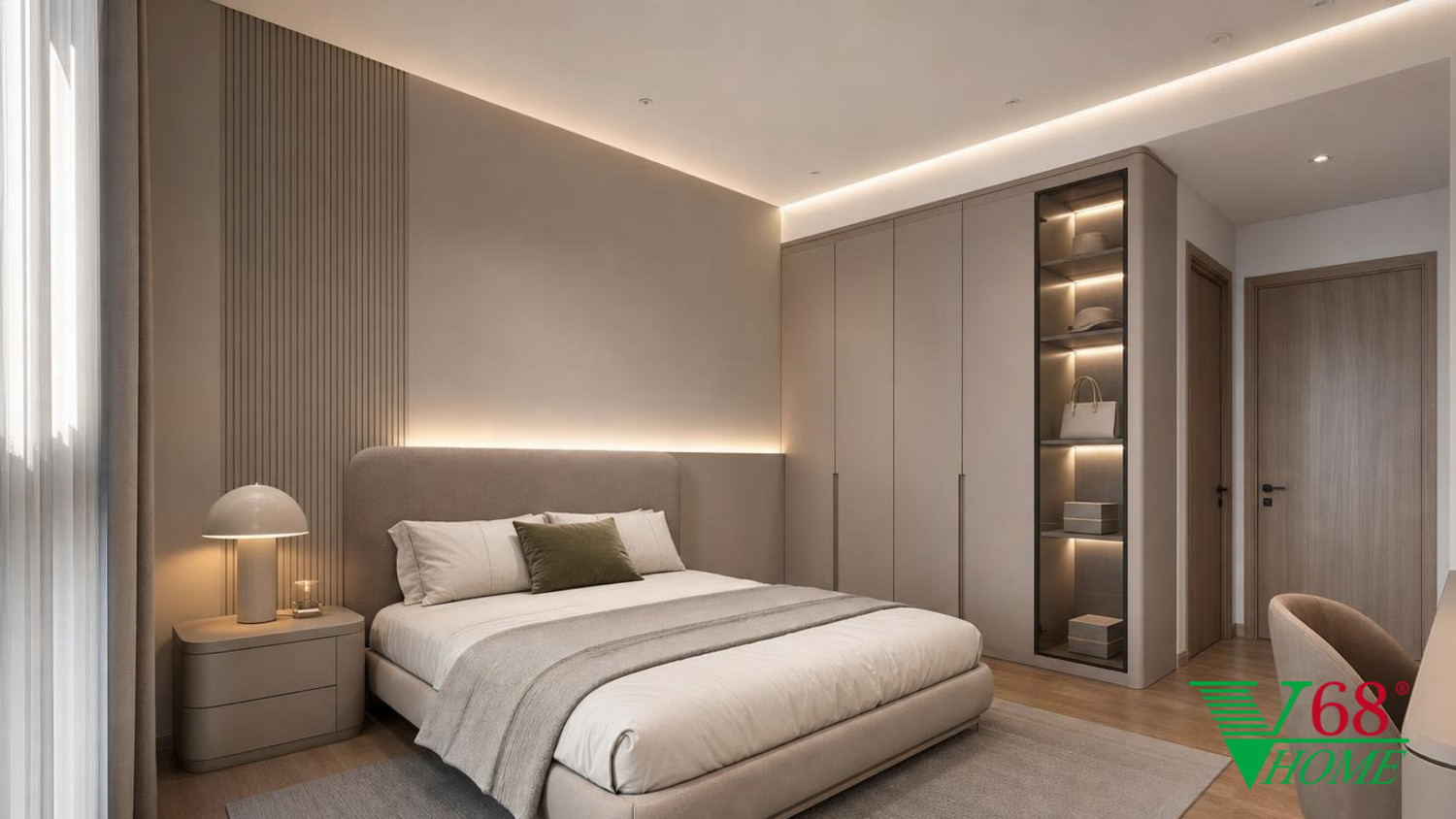 Phòng ngủ 3 với thiết kế linh hoạt